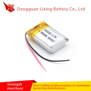 Báo cáo bán hàng trực tiếp củanhà sản xuất với Pin lithium CB 902030 Pin bảo vệ môi trường Pin lithium dung tích lớn 500mAh Pin polymer