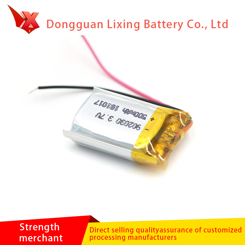 Báo cáo bán hàng trực tiếp củanhà sản xuất với Pin lithium CB 902030 Pin bảo vệ môi trường Pin lithium dung tích lớn 500mAh Pin polymer