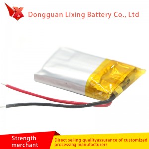 Nhà sản xuất cung cấp pin polymer ion lithium ion mềm 401220-3.7V và pin tùy chỉnh 60mAh cho tainghe Bluetooth