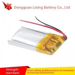 Nhà sản xuất cung cấp pin polymer ion lithium ion mềm 401220-3.7V và pin tùy chỉnh 60mAh cho tainghe Bluetooth