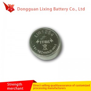 Nhà sản xuất tùy chỉnh bluetooth lir1254nút pin dung lượng cao pin pin lithium sạc pin