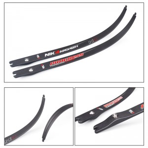 Nika Archery N3 70inches Bắn cung Recurve Bow Ilf Carbon Limb