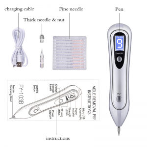 Face Spot Pen Gold Color Plasma Pen Plasma Skin Machine Plasma Freckle Mole Removal Pen