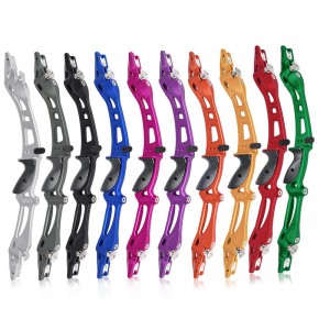 Elongarrow 221006 ET-8 25 inch Hợp kimnhôm LH ILF Bắn cung Recurve Bow Tay cầm Riser