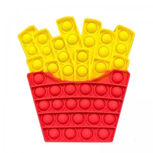 Silicone Đẩy Bubble Hamburger Xổ Toy, Autism Nhu Cầu Đặc Biệt Căng thẳng thuốc giảm Antistress Xổ Đồ chơi