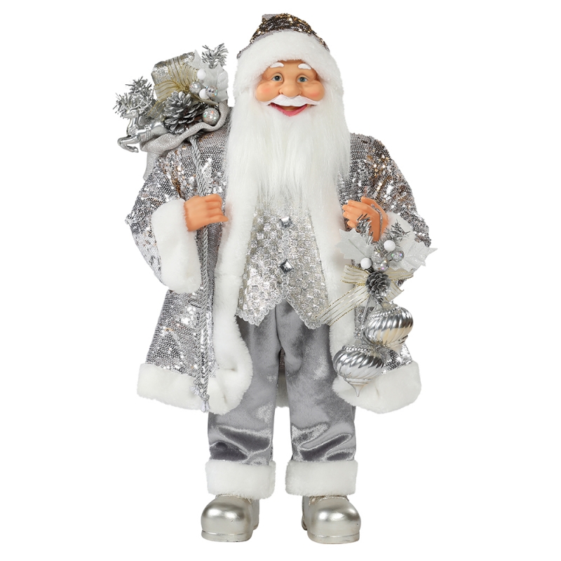 30 ~ 110cm Giáng sinh đứng Santa Claus trang trí trang trí lễ hộingày lễ bộ sưu tập bức tượng Xmas truyền thống