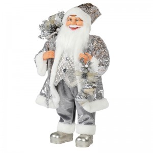 30 ~ 110cm Giáng sinh đứng Santa Claus trang trí trang trí lễ hộingày lễ bộ sưu tập bức tượng Xmas truyền thống