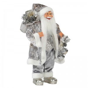 30 ~ 110cm Giáng sinh đứng Santa Claus trang trí trang trí lễ hộingày lễ bộ sưu tập bức tượng Xmas truyền thống