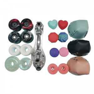 58mm * 32mm 85A Quad Roller Skate Wheels Inline Whirl Mix Color Wheel