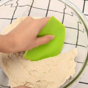 Cà phê linh hoạt cho bánh kem Bánh kem Pizza Cutter Băng ghế Cạp-Thực phẩm, Nhà bếp Scraper