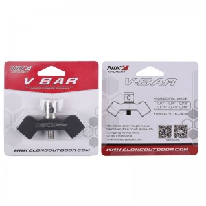 Nika Bắn cung 240030-03 Kích thước 8degree 40degree Archery Recurve Bow Ổn định V-Bar