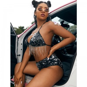 Sexy Bra và Panty Set Two Piece Đồ lót gợi cảm Đồ lót Phụnữ Valentine Day Đồ lót