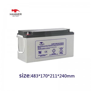 Up pinnăng lượng mặt trời pin quang điện pin lưu trữnăng lượng pin agm pin axit chì-axit 12V150AH