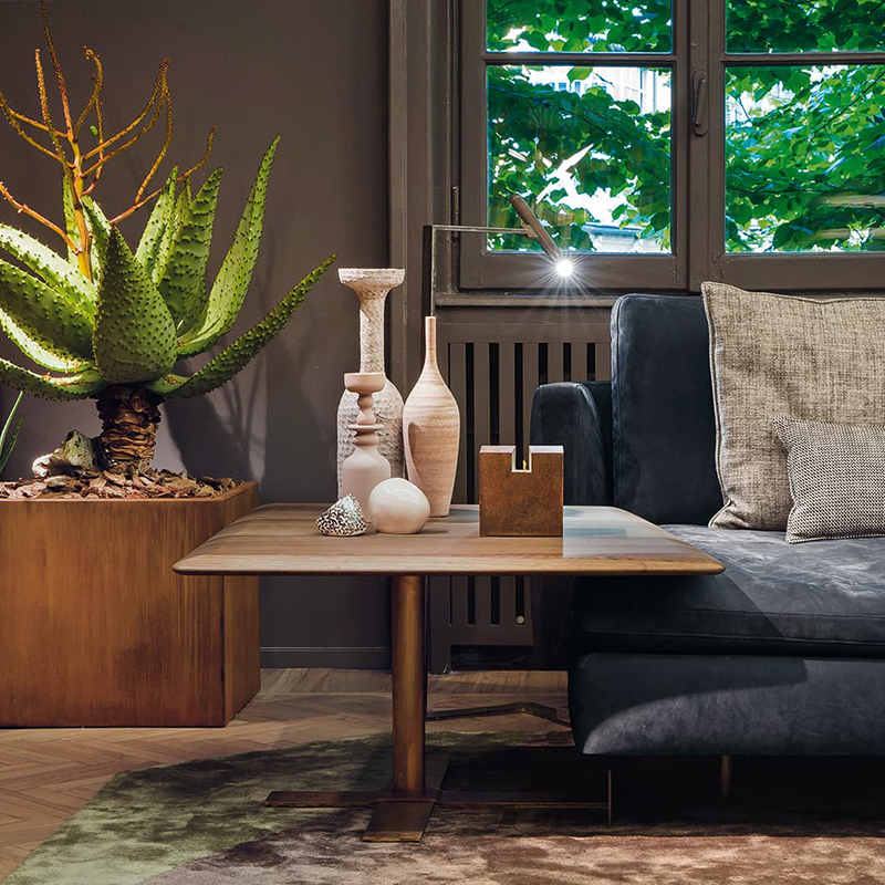 Modern Walnut Solid Gỗ Bàn cà phê Nâng bàn ghế sofa đanăng điều chỉnh chiều cao