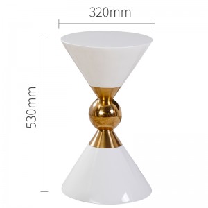 Bàn bên sang trọng Bảng điều khiển màu đen Bàn cà phê góc đương đại Bắc Âu