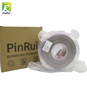 Pinrui long lanh PLA 1.75mm Máy in 3D Filamling lấp lánh màu cầu vồng lấp lánh