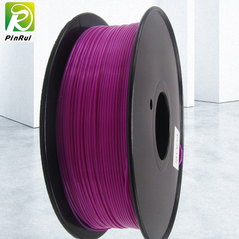 Pinrui chất lượng cao 1kg Máy in 3D PLA Dây tóc màu tím trong suốt