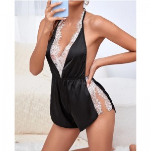 Đồ lót gợi cảm của phụnữ Sexy Sheernhìn xuyên qua lưới Sexy Lace Pyjamas Nightdress Đồng phục Cám dượt
