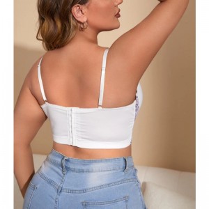 Cộng với sự tương phản ren underwire bra