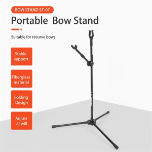 ELONGARROW Bắn cung phụ kiện Recurve Bow Stand Chủ Folable Fiberglass Bow Rack Bolding Bow