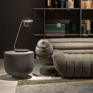 côngnghiệpngoài trời sợi thủy tinh bát hình end trung tâm bàn tròn bàn cà phê hiện đại đặt đồnội thất phòng khách