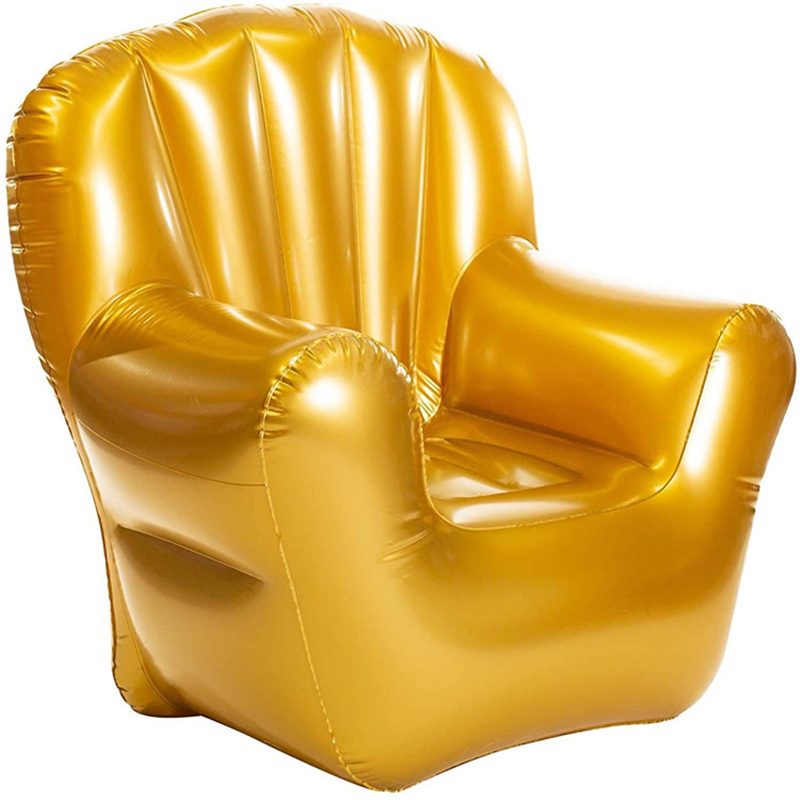 PVC Sofa bơm hơi trong suốt, ban công phòngngủngoài trời Giải trí, Ghế gấp bơm hơi đơn