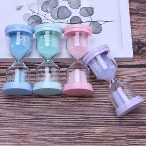 Bộ hẹn giờ cát cho trẻ em, đồ chơi học mầmnon, bộ hẹn giờ đầy màu sắc 1/3/5/10/15/30 phút hẹn giờ lớp học, đồng hồ bàn chải đánh răng đồng hồ cát, đồ chơi cảm giác