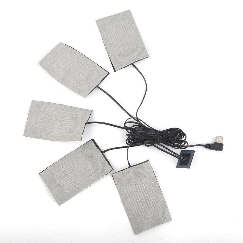 Nhà sản xuất Chất lượng cao 5V 7.4V Sợi carbon điện cho áo khoác quần áo