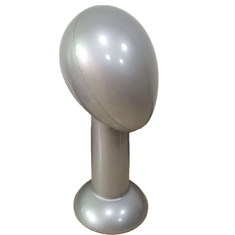 Alston bơm hơi PVC Mũ đầu Bộ trưởng Bộ tóc giả Mũ Hàng Hiển thị Đạo cụ chụp công cụ chụp