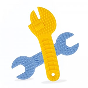 Spanner Hammer Cờ lê kìm hình dạng BPA miễn phí silicone em bé đồ chơi mọc răng