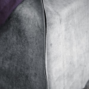 Nhà thiết kế tối giảnngười Ý cao cấp Master King cỡ giường hiện đại giường đôi giường da