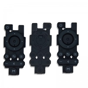 Logo in logo silicone tùy chỉnhnút silicon keeypad tv điều khiển điều khiển từ xa