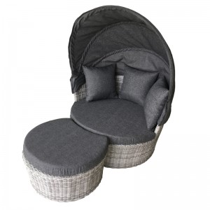 phèn&wicker sunbed set 83288c