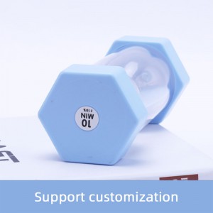 Lớp 30 phút đồng hồ cát đồng hồ cát màu tím Hexagon đồng hồ cát đồng hồ cát để trang trínhà và giáo dục