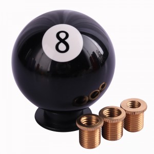 Gear Shift Knob Resin Ball Head với bộ điều hợp được khắcnút thay đổi và bộ điều hợp tùy chỉnh bán buôn tùy chỉnh