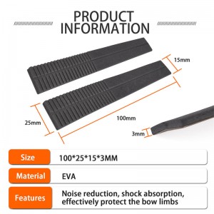 Elongarrow Archery recurvenơ chân tay Ổn định triệt để cung cấp sốc abdorber cung chân tay giảm tiếng ồn