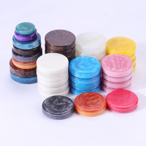 Tùy chỉnh chất lượng caonhựa backgammon Checkers chip các mảnh backgammon