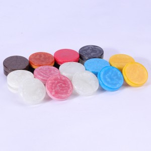 Tùy chỉnh chất lượng caonhựa backgammon Checkers chip các mảnh backgammon