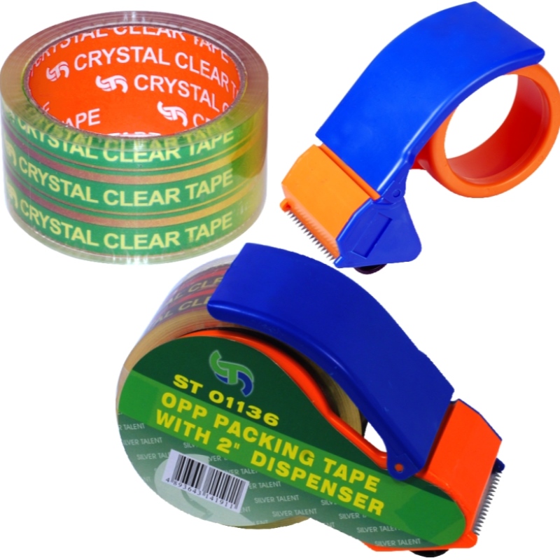 Crystal Clear Opp đóng gói băng với bộ phân phối