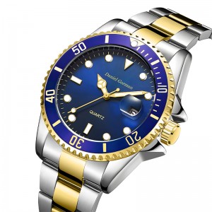 Daniel Gorman Chất lượng hàng đầu Người đàn ông thể thao Watch Waterproof Classic Thép không gỉ dây đeo thời trangnam củangười đàn ông Watchrm001