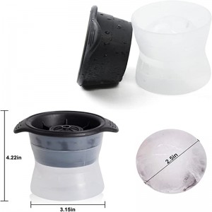 Silicone Ice tròn hình dạng hình dạng cho rượu whisky