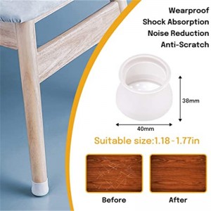 Vỏ chân ghế silicon đàn hồi