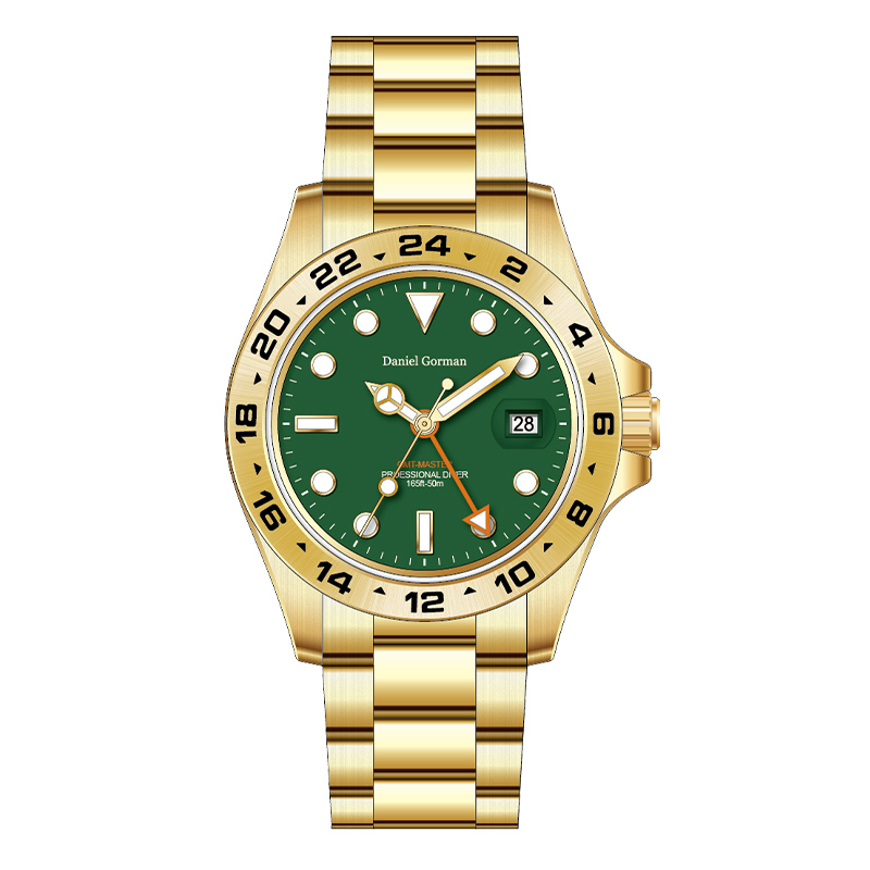 Đồng hồ bằng thép không gỉ Thạch anh Watchdg9002