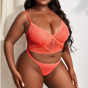 Hợp đồng sexy hoa ren 2pcs đồ lót sexy sexynightwear