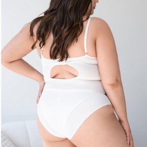 Cộng với kích thước ren bodysuit sexy dâynịt và máy bán thân với chèn ren