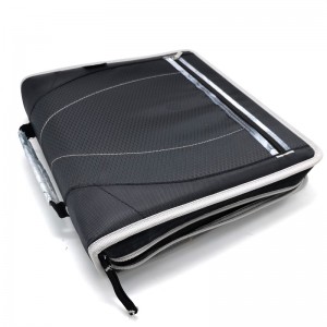 Binder-3 inch Binder-3 Rings Zipper Binder cho trường học, Kích thước chữ sốnylon 3 vòng Binder Giá đỡ vòng 2 inch