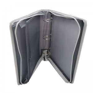 Binder-3 inch Binder-3 Rings Zipper Binder cho trường học, Kích thước chữ sốnylon 3 vòng Binder Giá đỡ vòng 2 inch