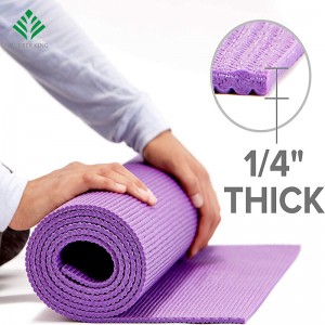Thảm yoga cao cấp với sling yoga mat sling, teal, 72 inchl x 24 inchw x 1/4 inch