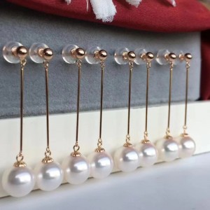 18K/14K/10K/9K Gold Pearl Earling