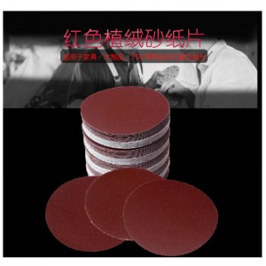 giấynhám đĩa cát đỏ và trắng